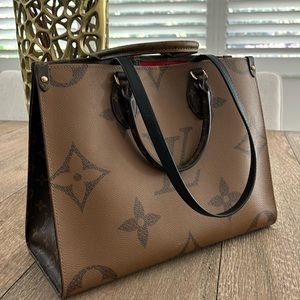 Authentic Louis Vuitton “OnTheGo” plenty of room for women’s essentials.